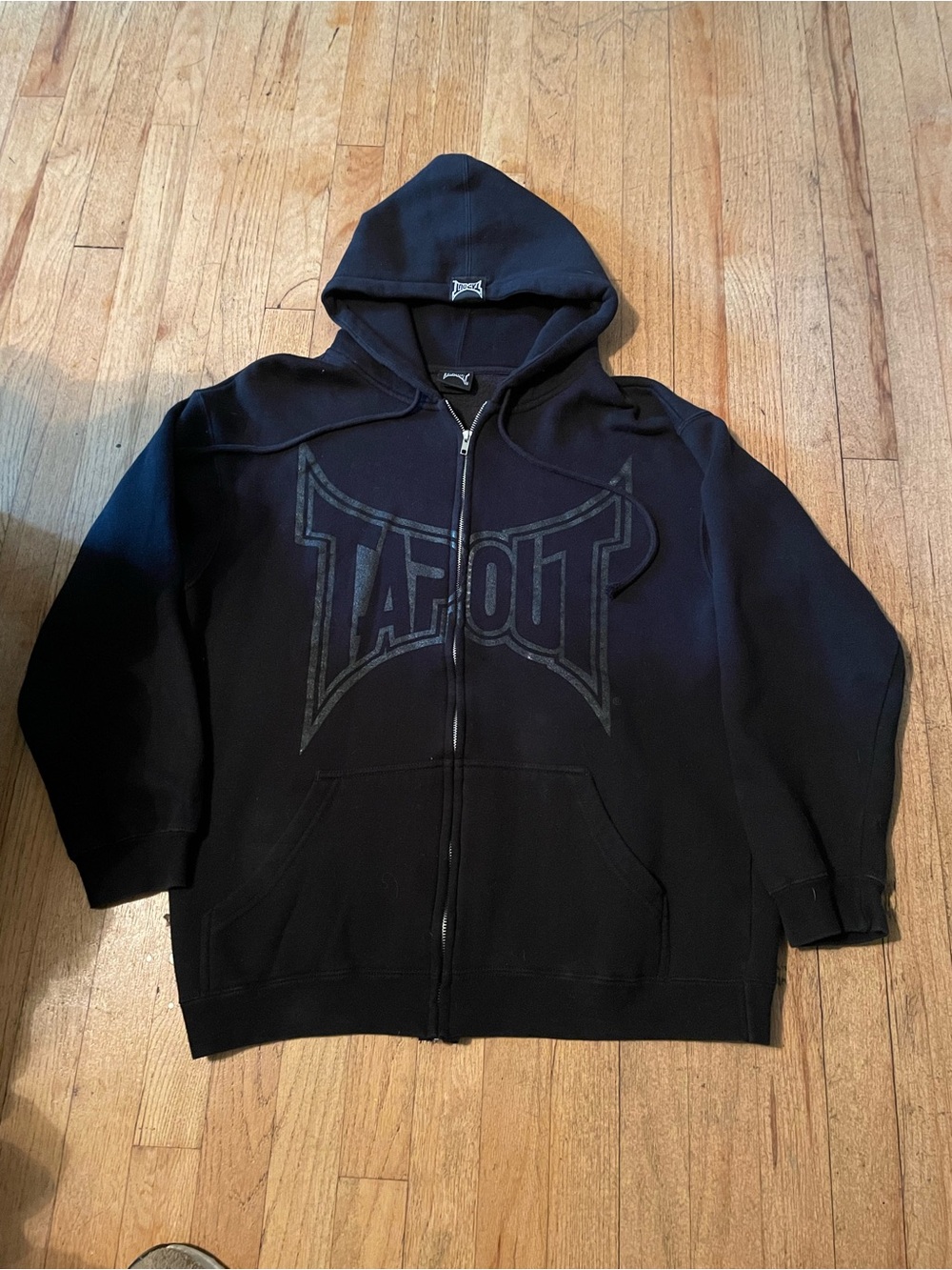 Tapout Black Zip-Up Hoodie